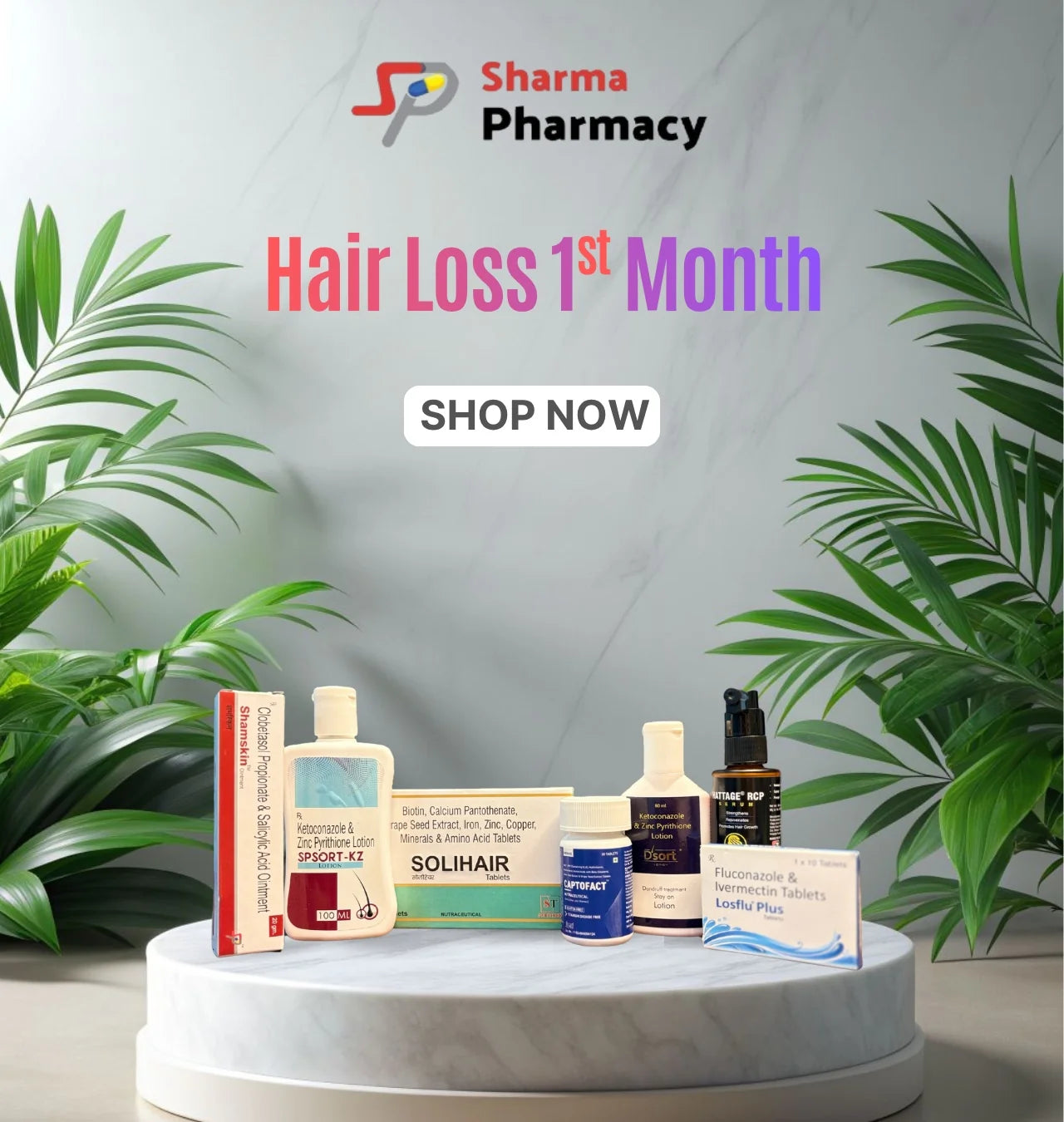 Hair Loss Product Box