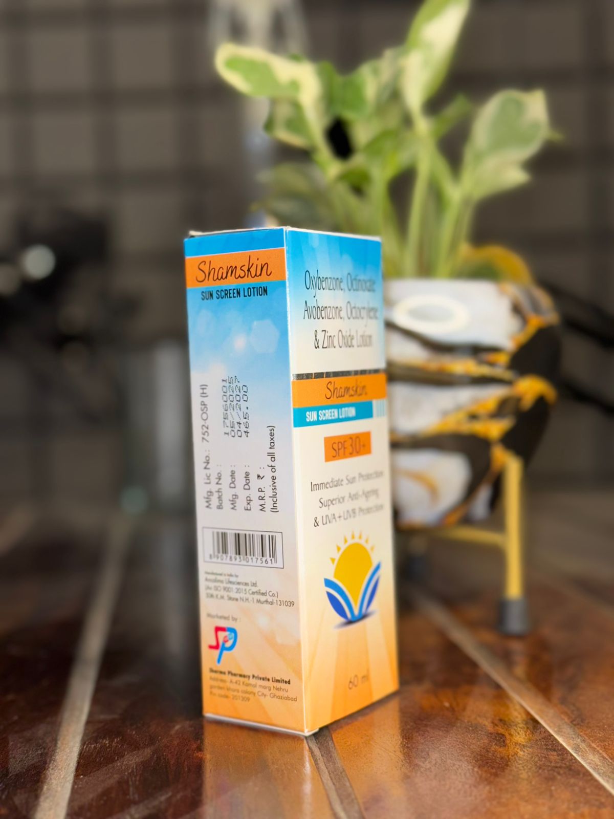 Shamskin SPF30 Sunscreen Lotion